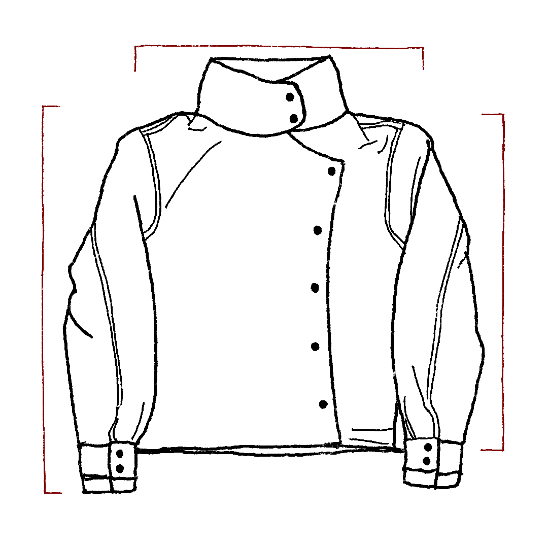 Fencing jacket size guide